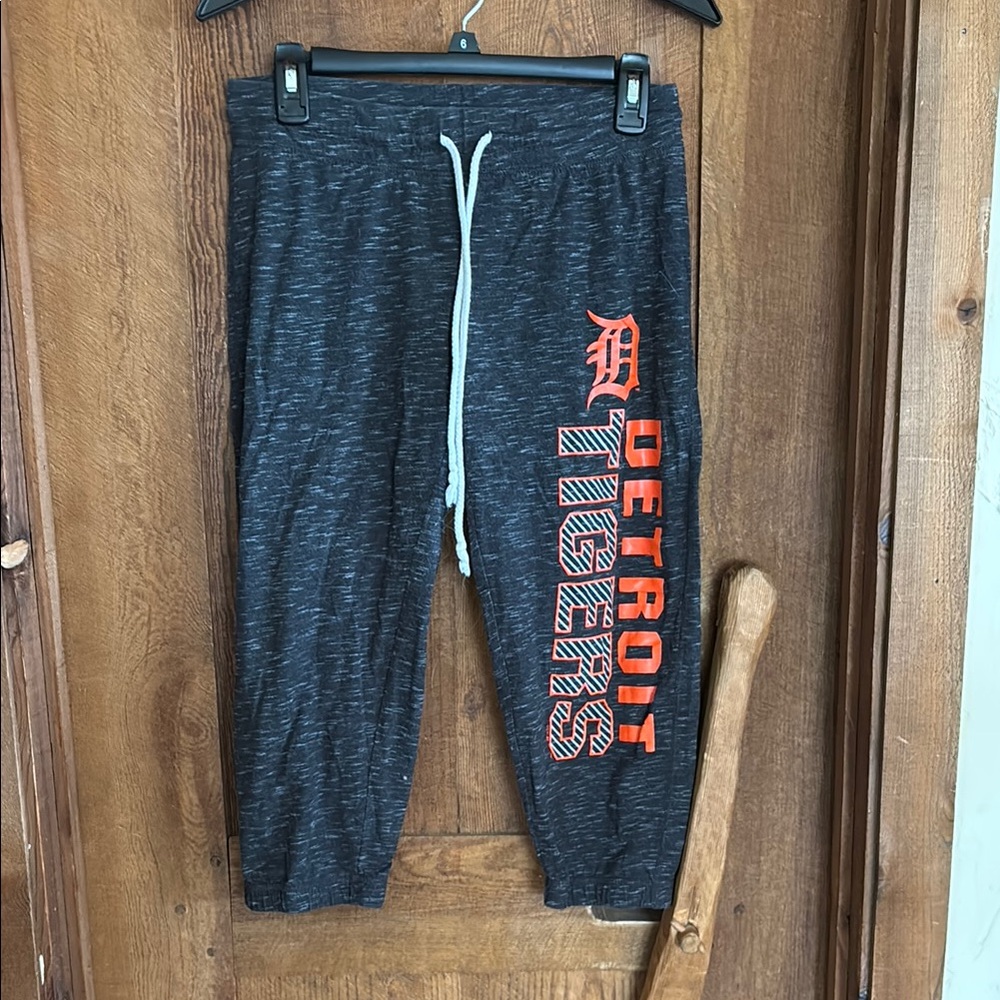 MLB Gray and Orange Joggers with Graphic Design